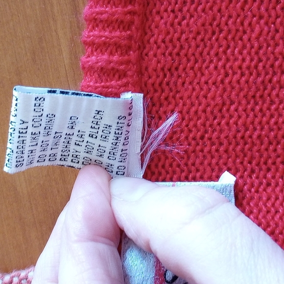 REDUCED!VTG Jessica Stevens Holiday Tunic Sweater W/Embellishments SizeM - Picture 10 of 11